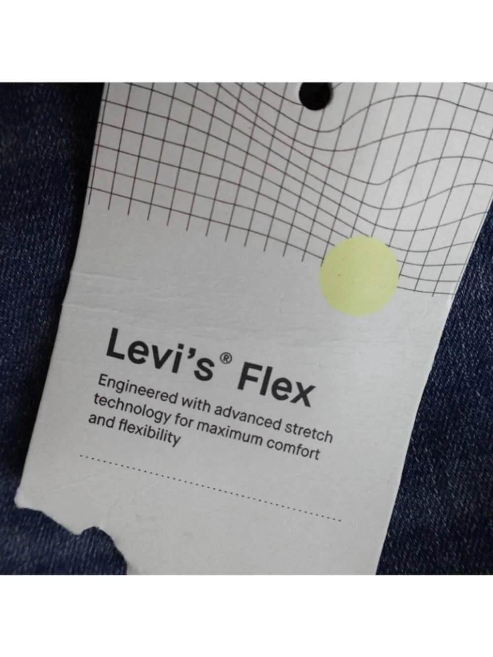 Levi's 511 Mens Jeans 36 x 33 Blue Zip Fly Flex Premium Big E NEW